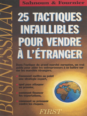 cover image of 25 tactiques infaillibles pour vendre à l'étranger